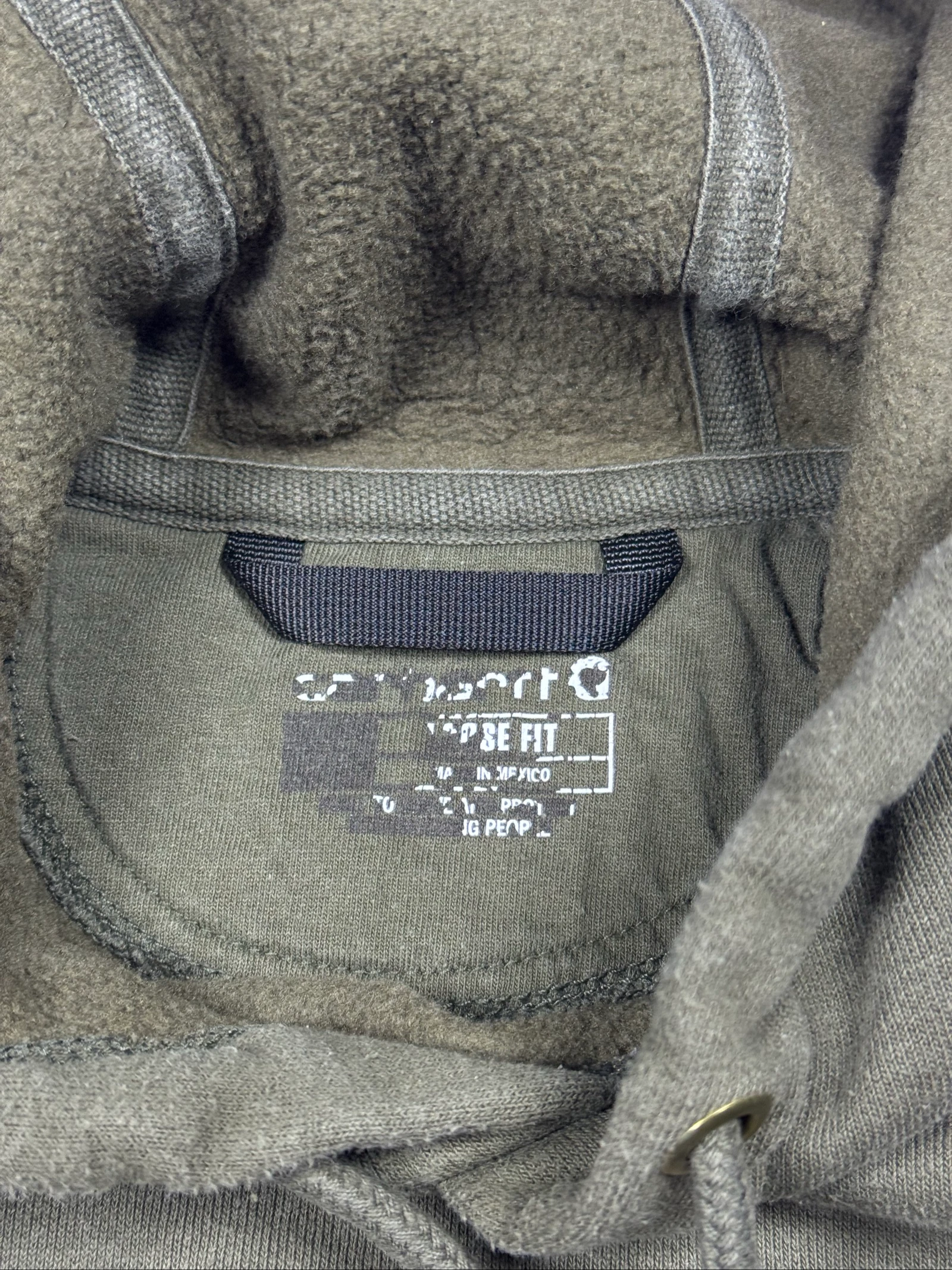Carhartt K121 Hoodie Moss Green XL Loose Fit Workwear USA – photo 9